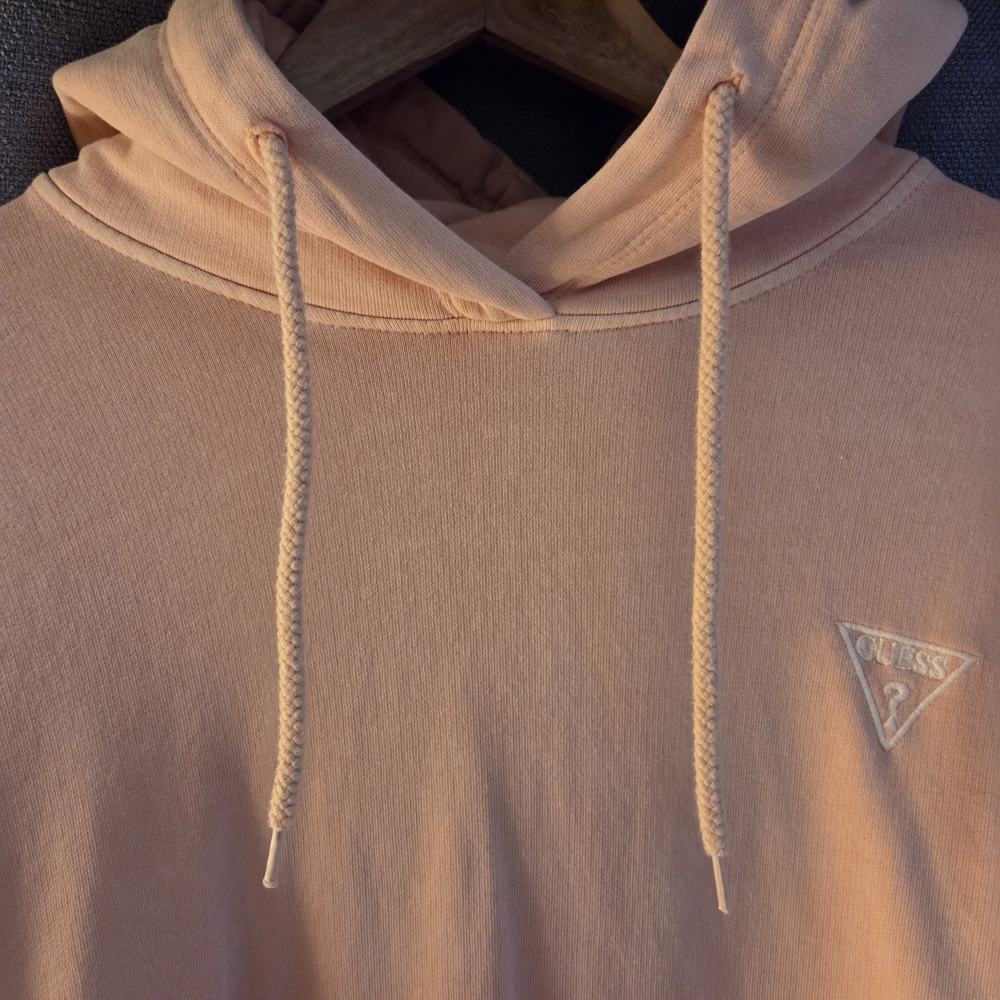 Guess Peach Hoodie with Embroidered Logo - Picture 12 of 15